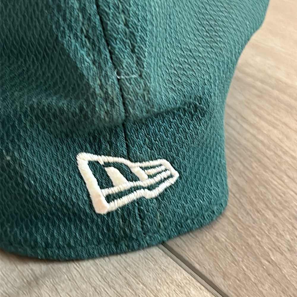 TaylorMade Cap 39Thirty M1 TP5 New Era Golf Hat Green White Stitched Logo S/M - Picture 6 of 9